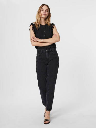 Vero Moda Nadine Tapered Relaxed Jean - Black