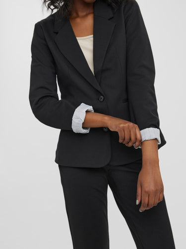 Vero Moda Lucca Slim Jersey Blazer - Black