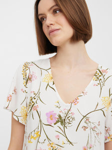 Vero Moda Easy V Neck - Snow White