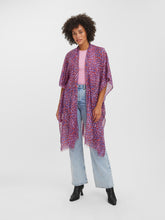 Load image into Gallery viewer, Vero Moda Lena Poncho - Pink Yarrow