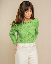 Load image into Gallery viewer, Grace &amp; Mila Isa Blouse - Vert