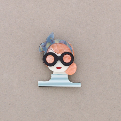 Brooch Ceramic - Daphne