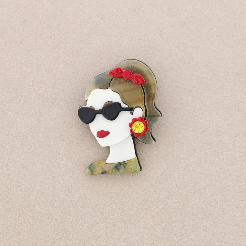 Brooch Ceramic - Chica Coletta