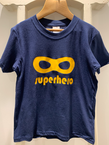 Delphine Fox Superhero T-Shirt Navy