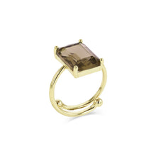 Load image into Gallery viewer, Faceted Gem Ring - Mocha