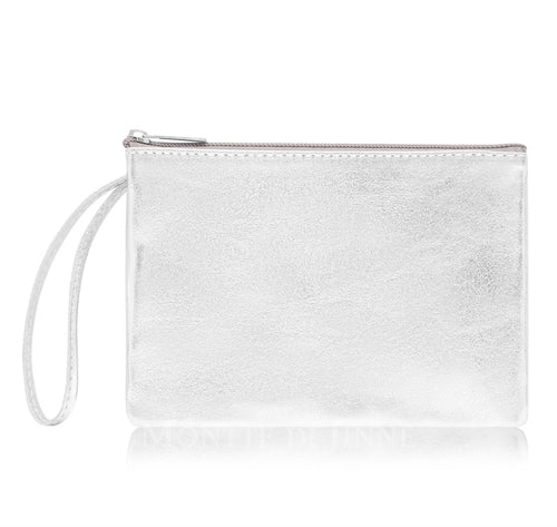 Wristlet Pouch - Silver