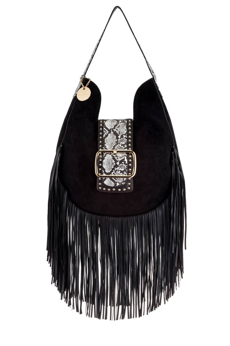 Boho Tassel Bag - Black – Minsky London Ltd