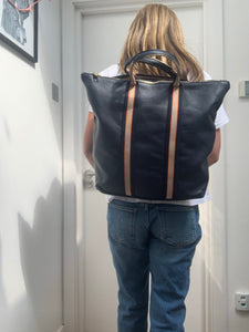 Lila Back Pack Tote - Navy
