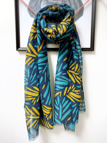 Scarf - Mustard Leaf