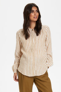 Part Two Linen Stripe Shirt