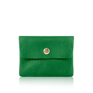 Mini Leather Purse - Green