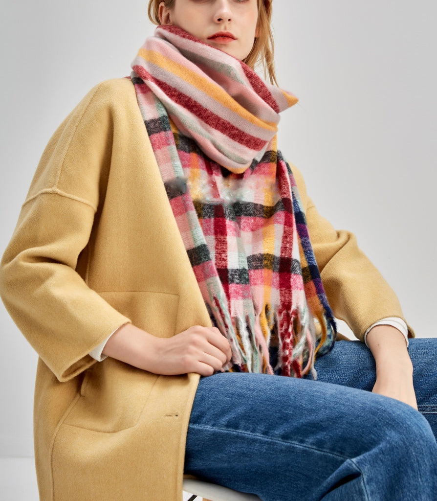 Check Scarf - Multi Colour