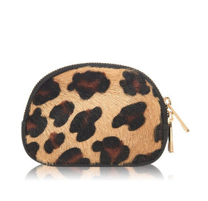 Leather Pouch - Leopard