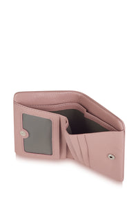 Lips Leather Purse - Pink