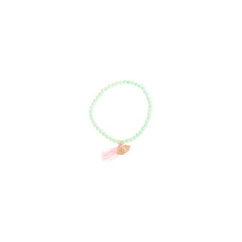 Elastic Tassel Bracelet - Mint