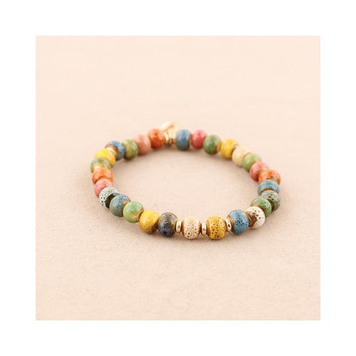 Ceramic Bead Bracelet A - Mix