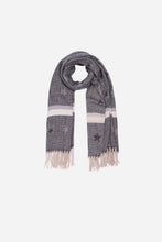 Load image into Gallery viewer, Blanket Scarf - Stripe Star